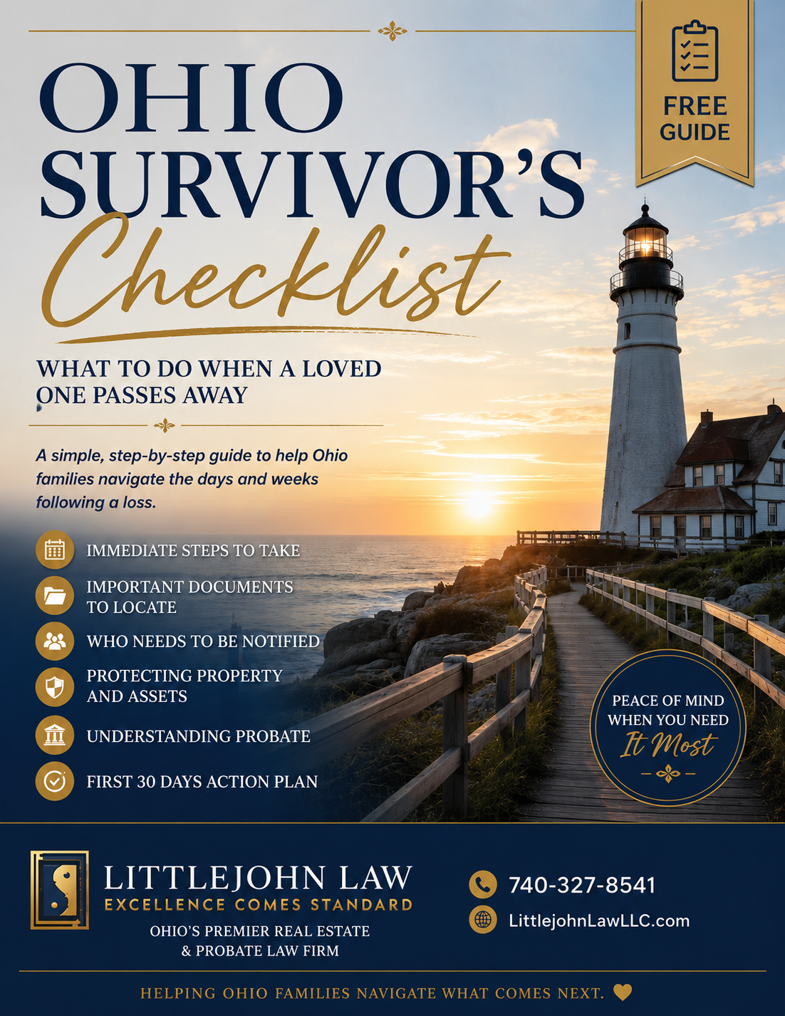 What to Do When a Loved One Passes: A Survivor’s Checklist